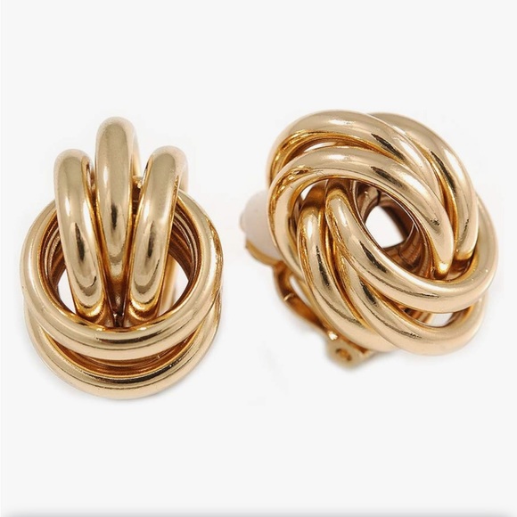 REVOLVE Jewelry - NWOT REVOLVE Gold Knot Earrings